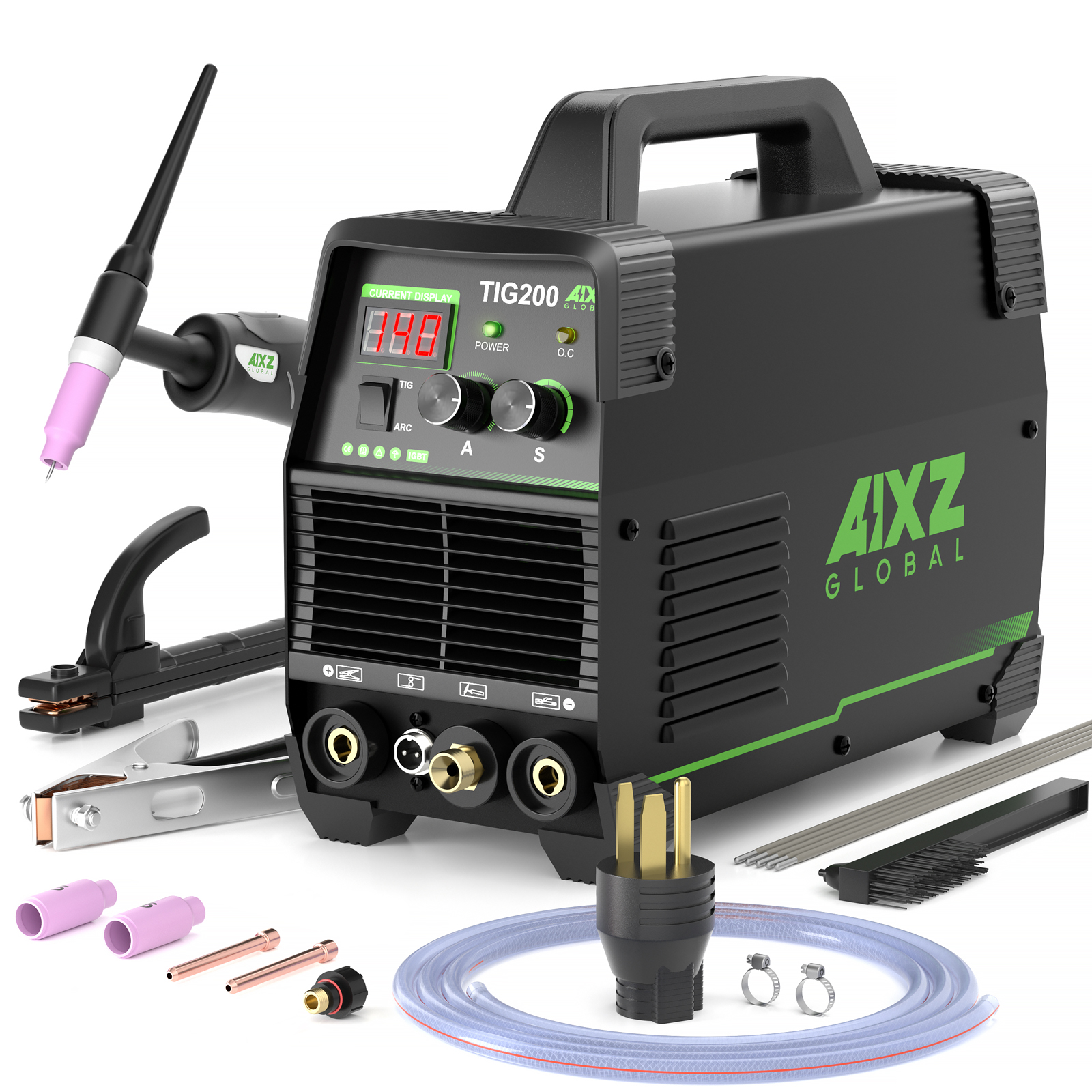 Tig Welder Machine - AIXZ TIG200 Dual Voltage 110V/220V 2in1