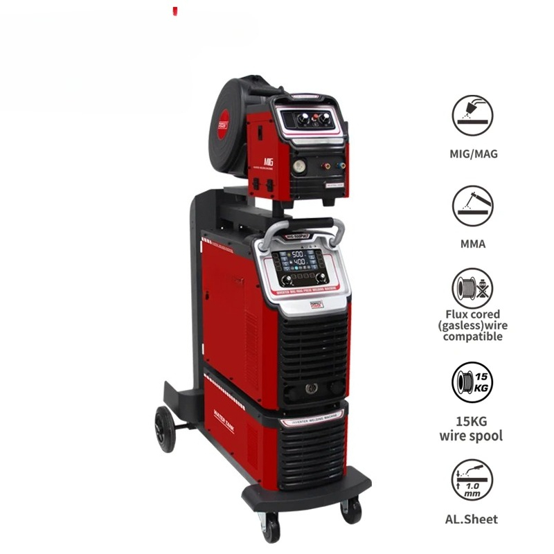 Tig Welder Machine - Industrial Double Pulsed 500amp Mig Mag