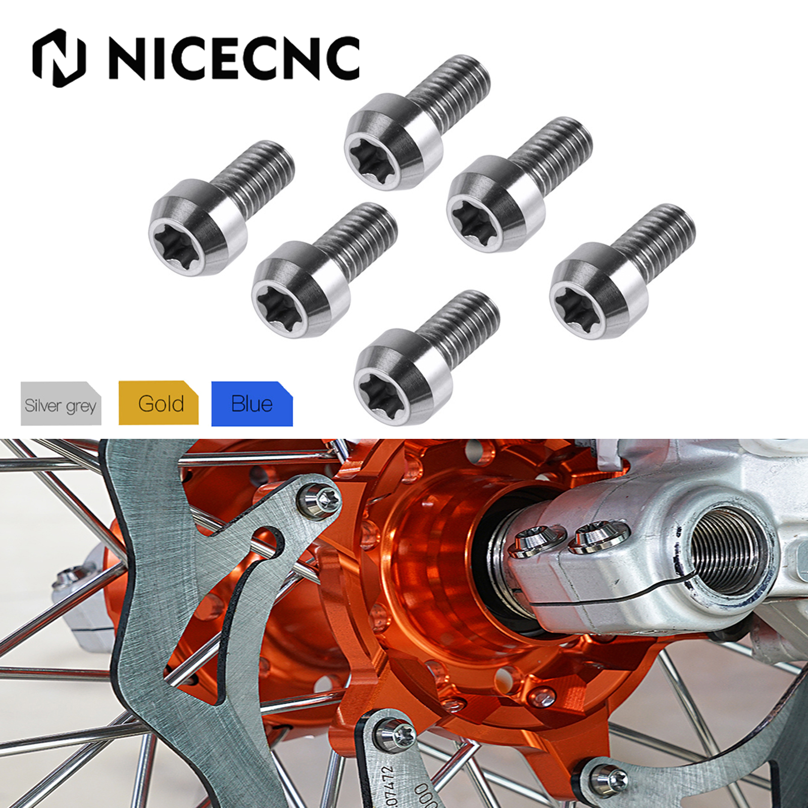 Exhaust Pipe Expander - M6 x 12 Brake Disc Rotor