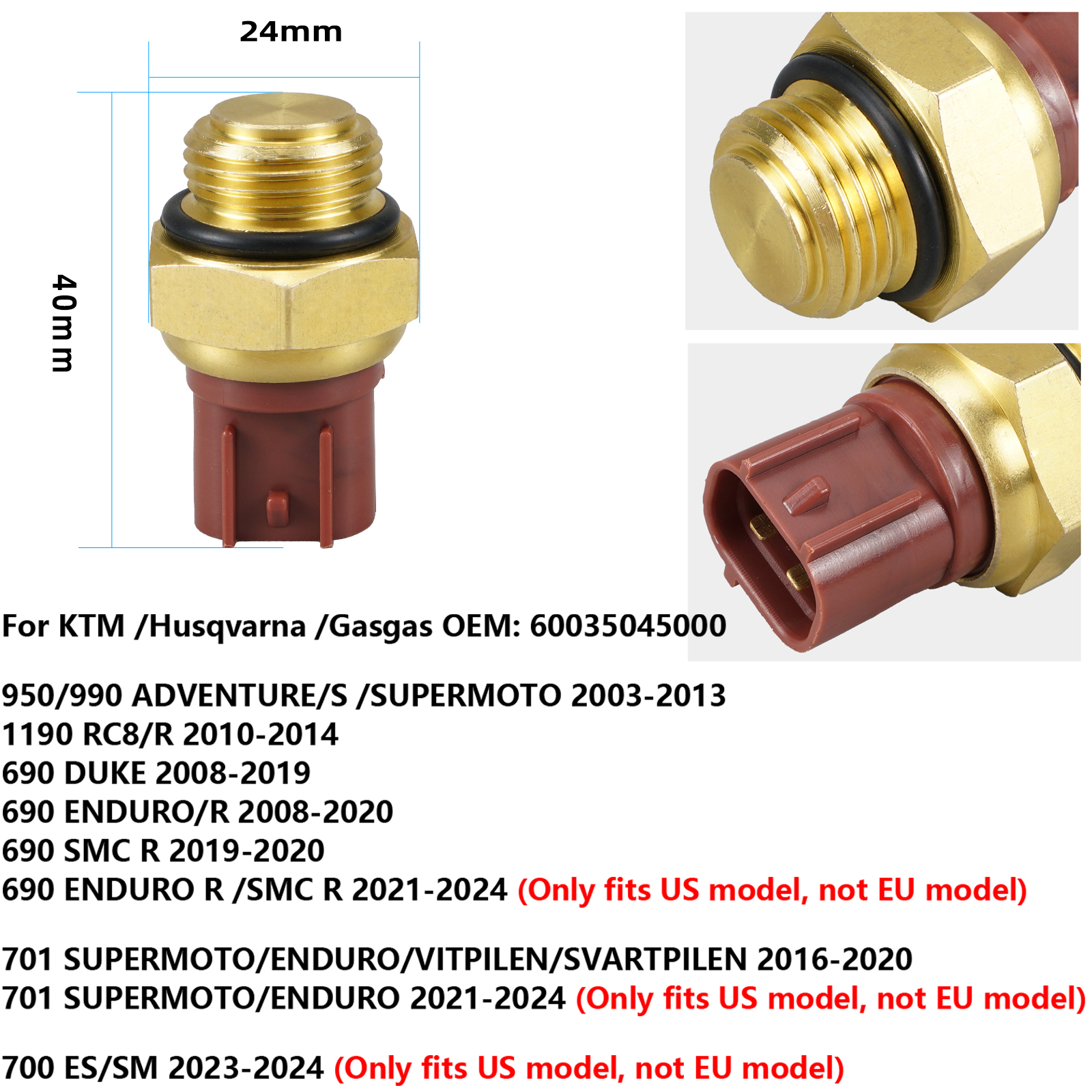M18*P1.5 Motorcycle Radiator F - Exhaust Pipe Expander recension och pris