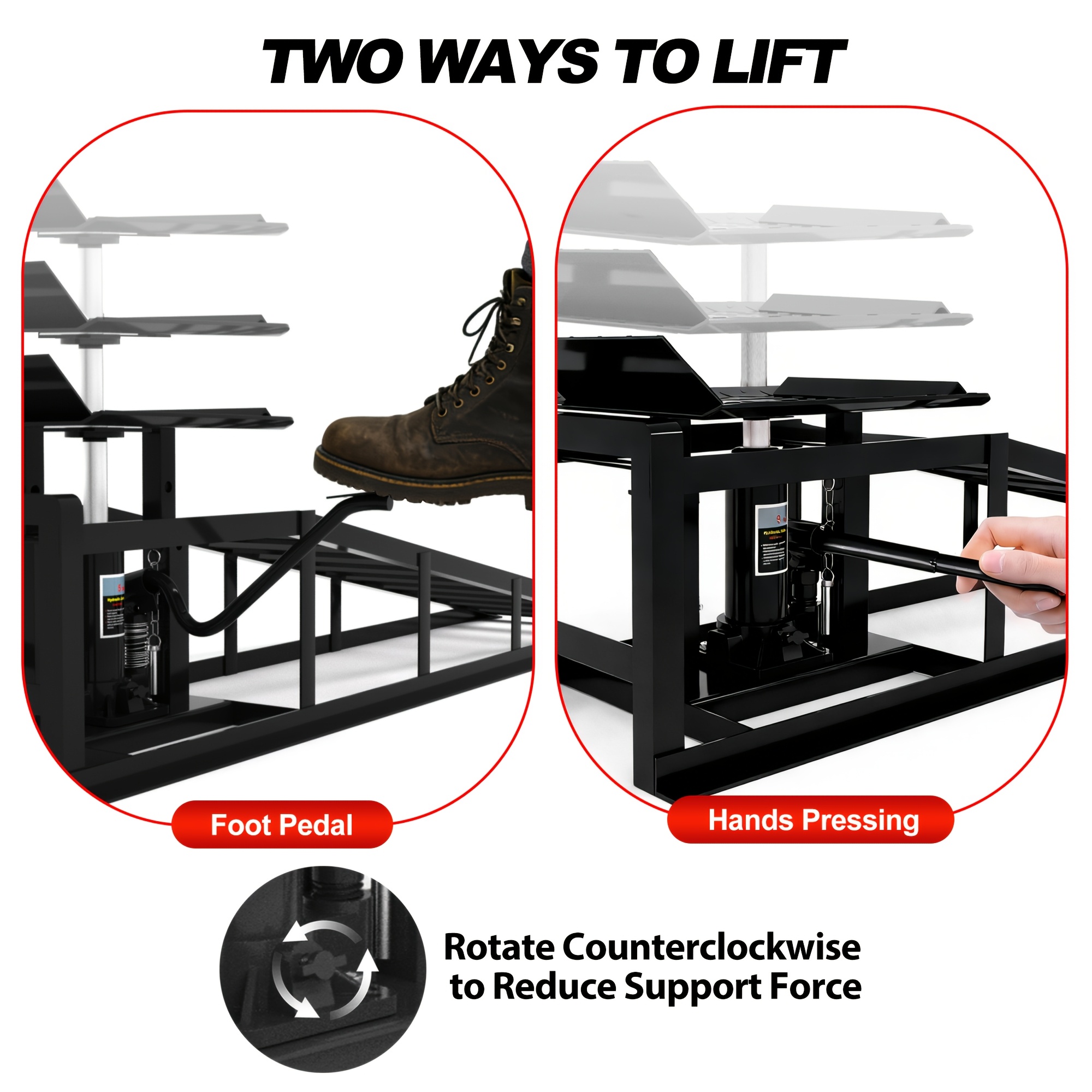 Car Ramps, 2pcs Hydraulic High - Hydraulic Car Lift recension och pris