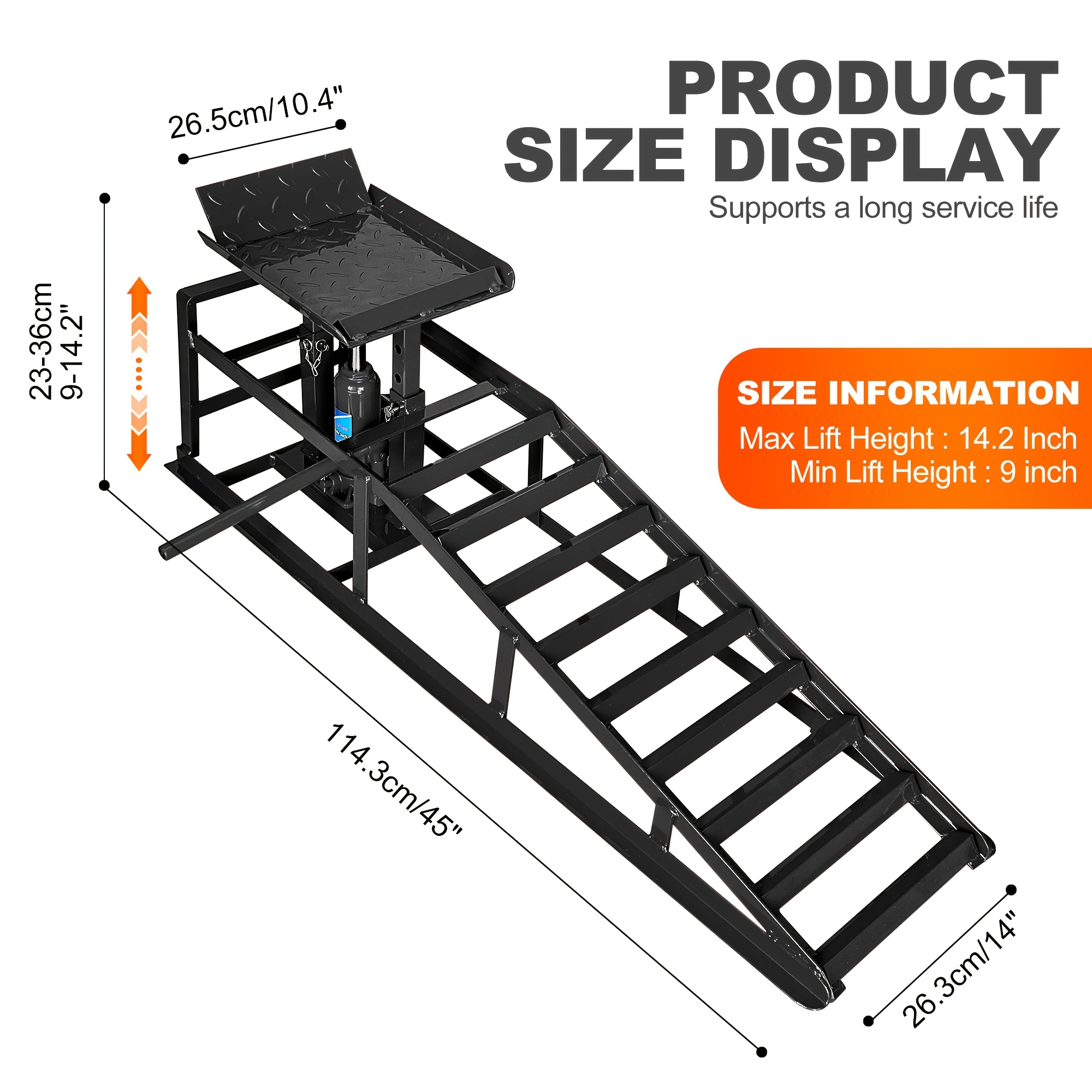 Car Ramps, 2pcs Hydraulic High - Hydraulic Car Lift recension och pris