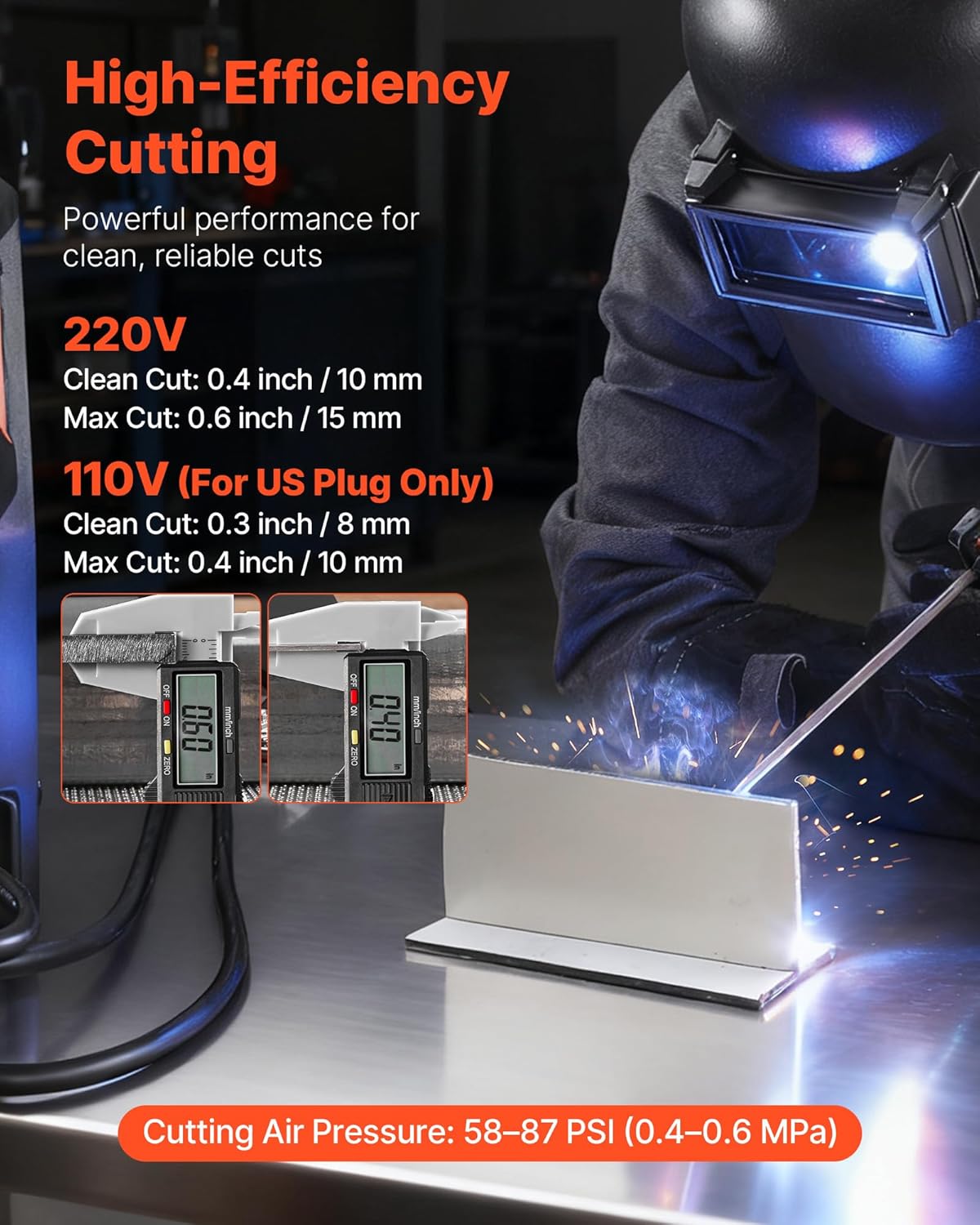 VEVOR 5-in-1 Plasma Cutter Wel - Tig Welder Machine recension och pris