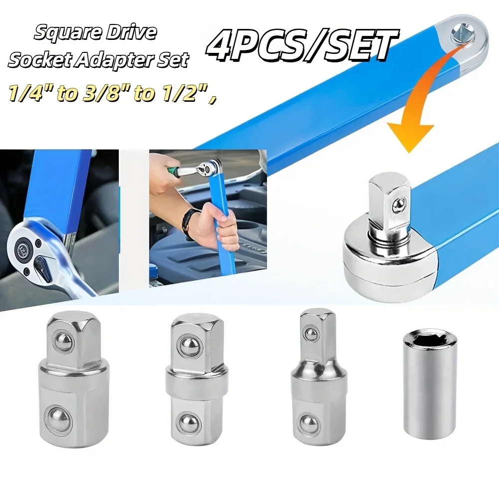 Socket Adapter Set 1/4 3/8 1/2 - Pneumatic Impact Wrench recension och pris