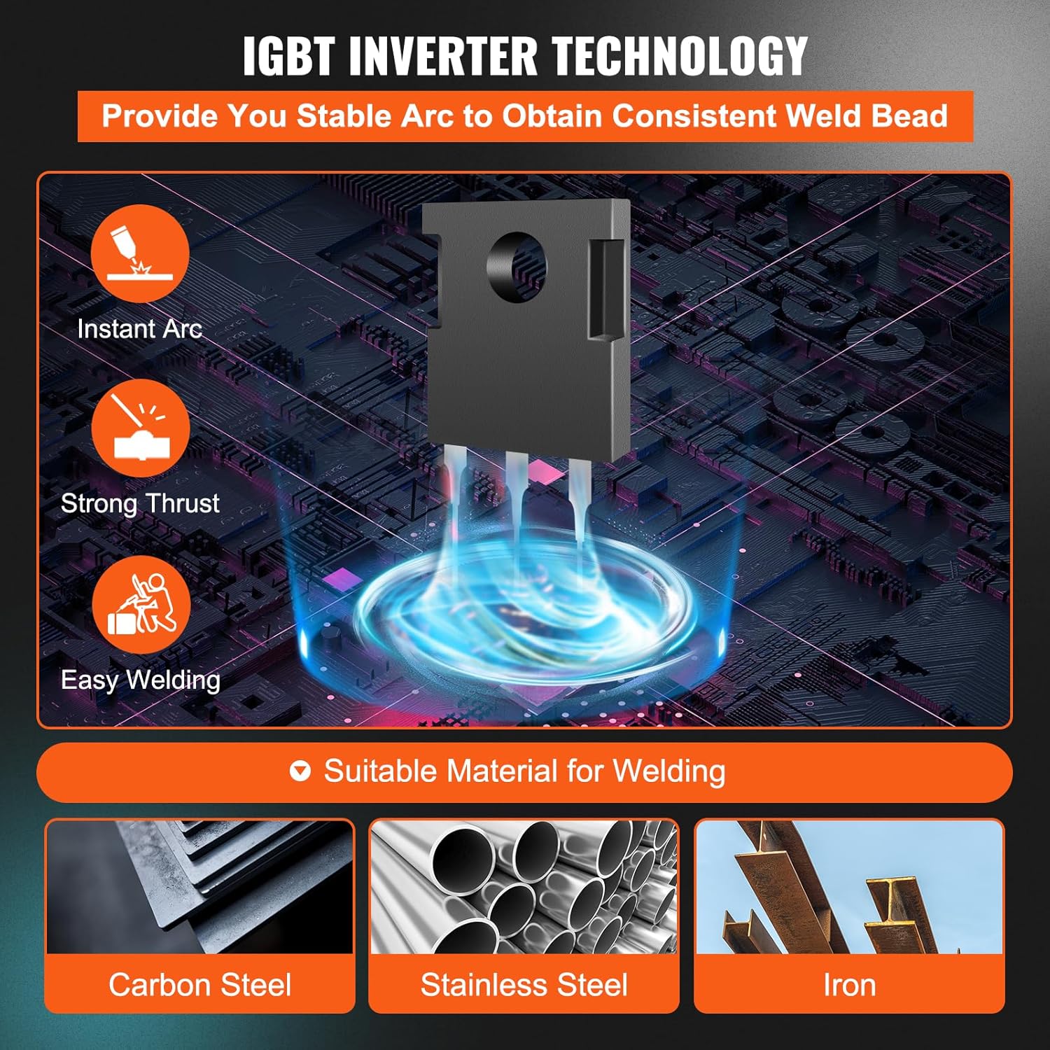 VEVOR MIG Welder, 3 in 1 270 A - Tig Welder Machine recension och pris