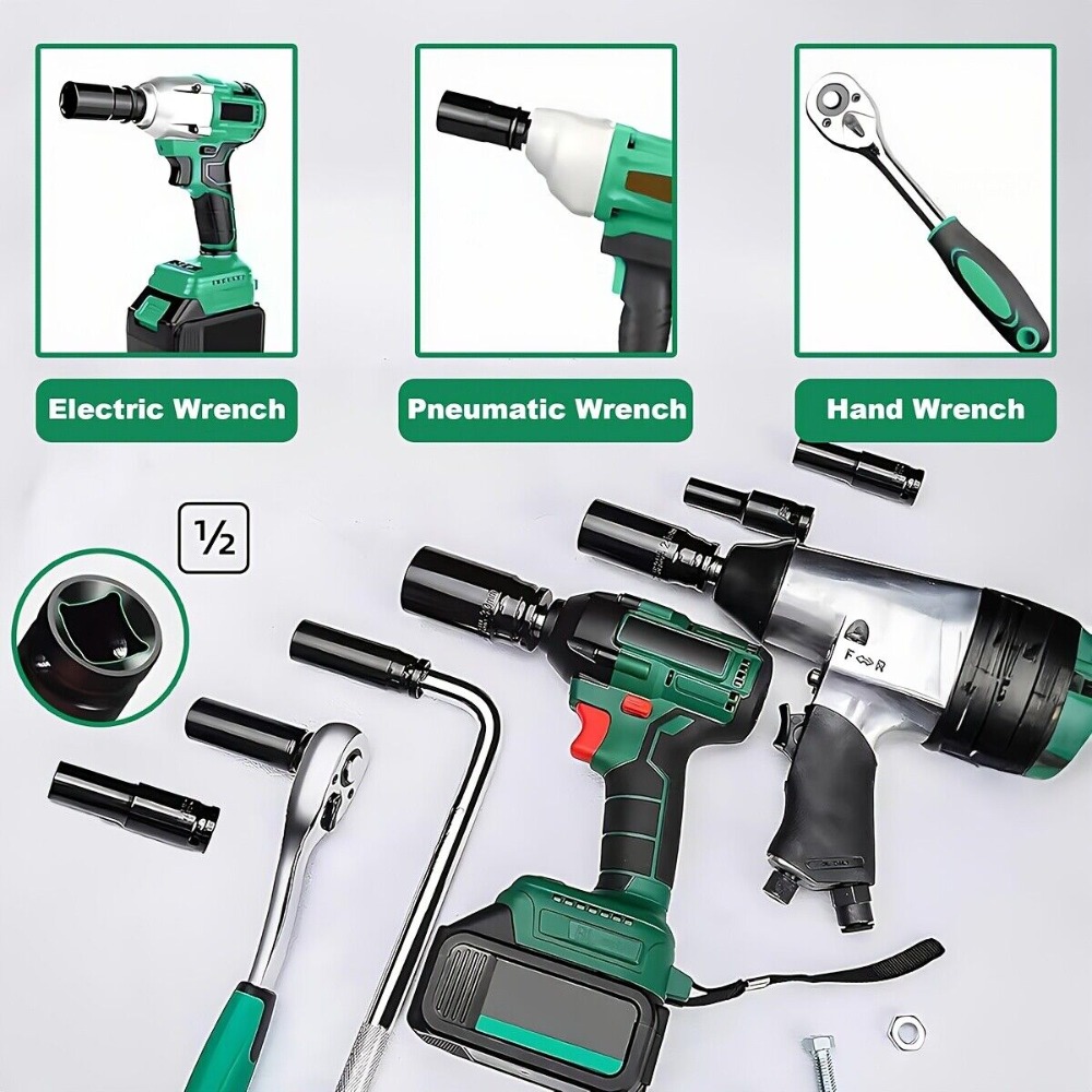 1/2Inch Drive 6-Point Impact S - Pneumatic Impact Wrench recension och pris