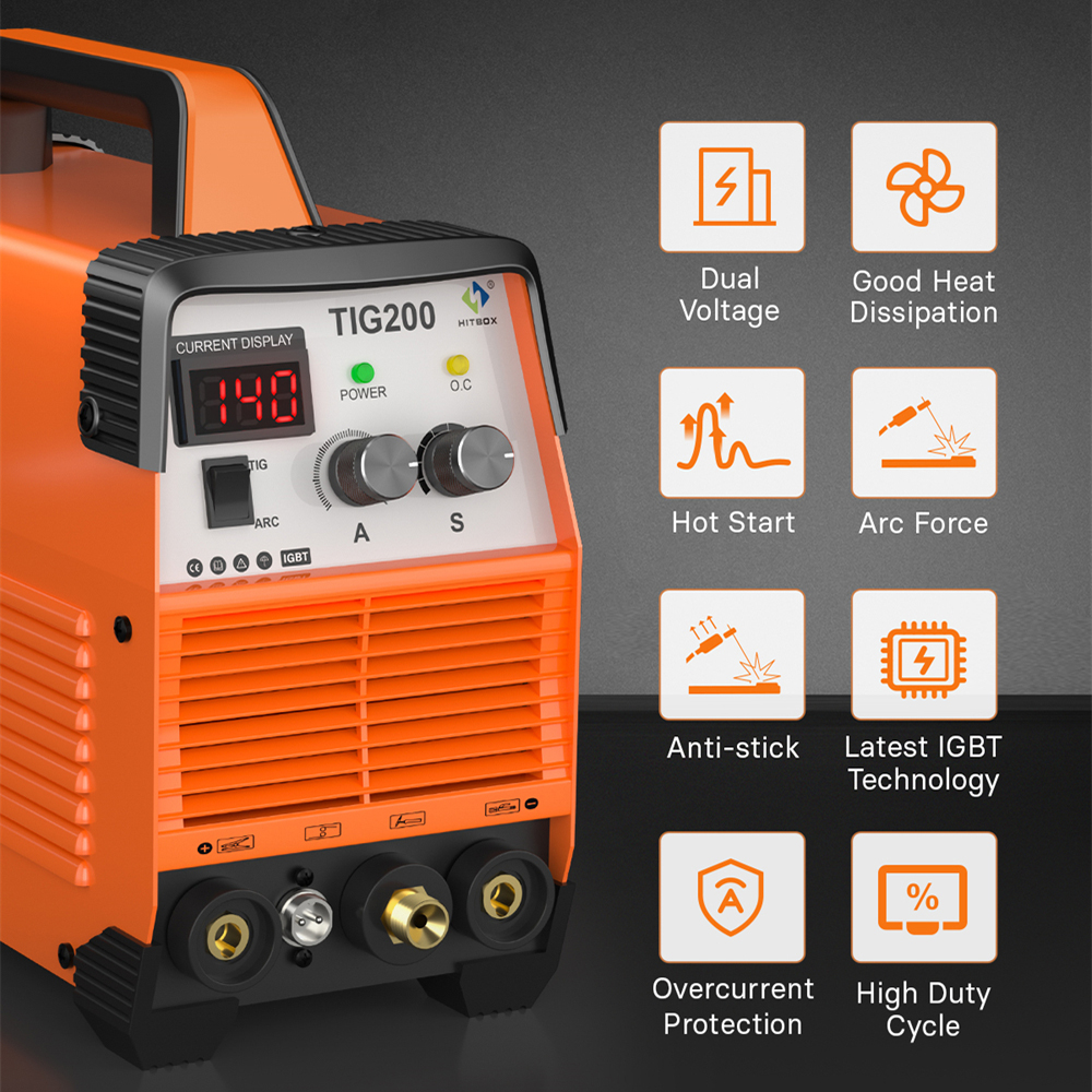 HITBOX TIG200 2 in 1 Welding M - Tig Welder Machine recension och pris