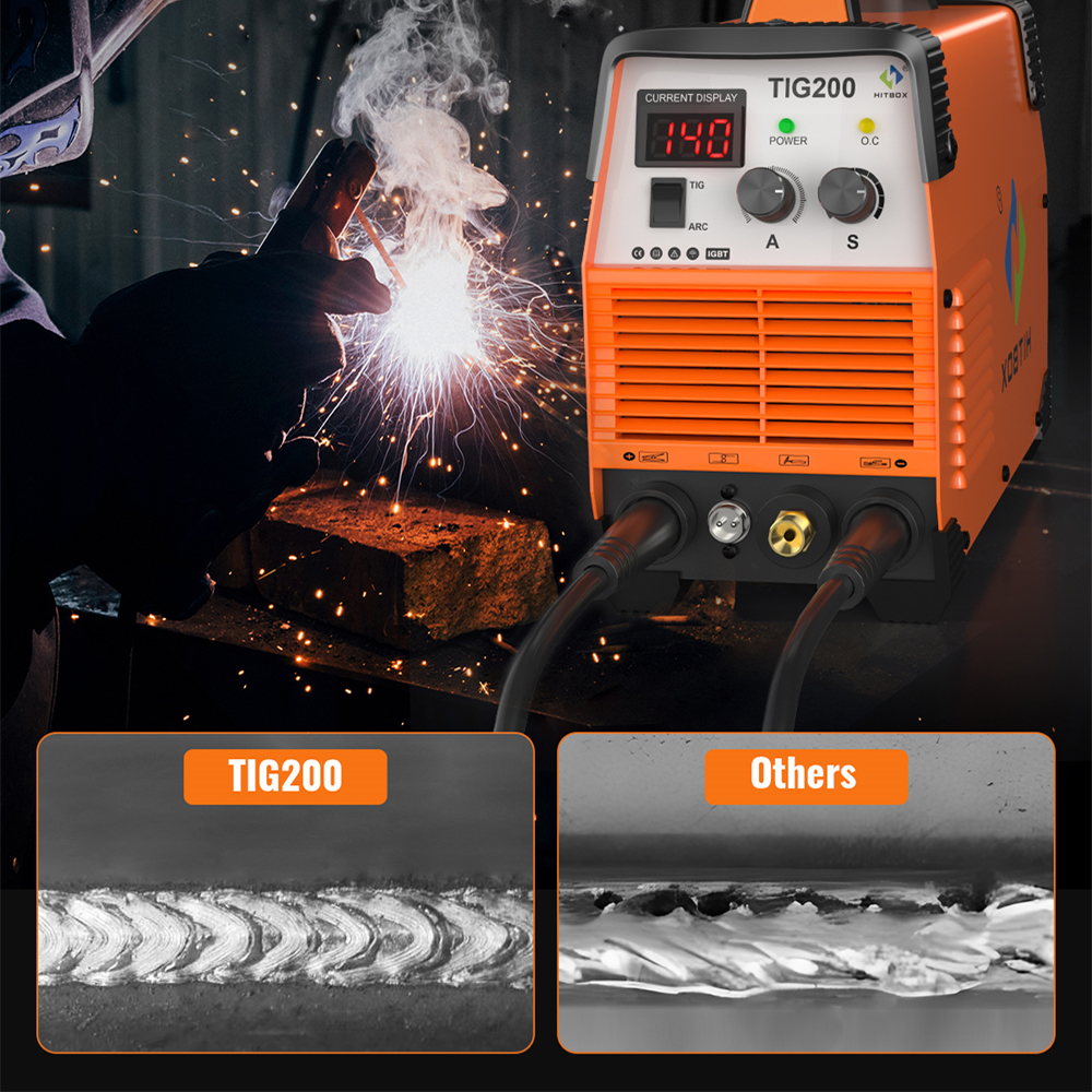 HITBOX TIG200 2 in 1 Welding M - Tig Welder Machine recension och pris