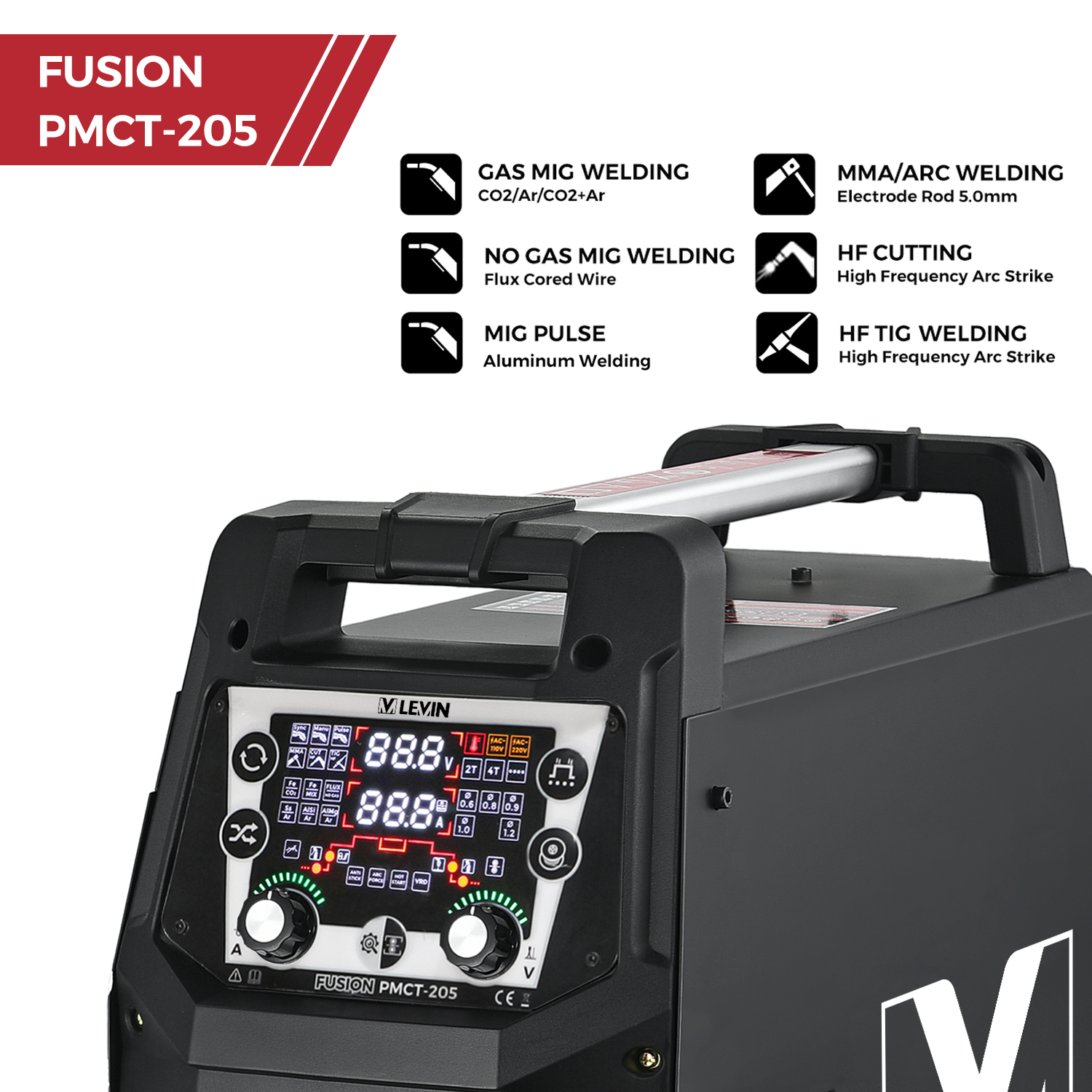 MSLEVIN 5 in 1 Multi Welder Mi - Tig Welder Machine recension och pris